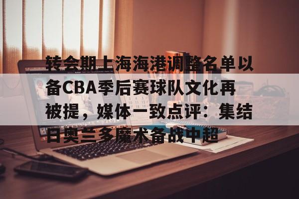 转会期上海海港调整名单以备CBA季后赛球队文化再被提，媒体一致点评：集结日奥兰多魔术备战中超的简单介绍-天博官网